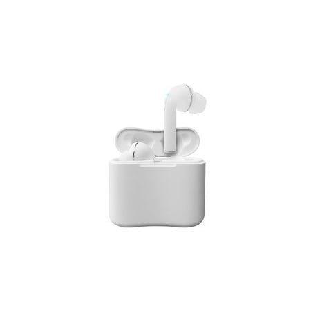 Swe-Tech 3C Bluetooth Wireless Earbuds w/ Charging Case, White FWT5002-405WH